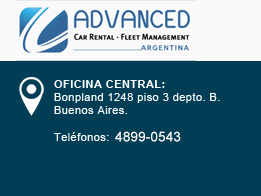 alquiler de autos sucursal capital federal advanced argentina