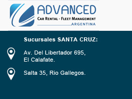 alquiler de autos sucursal santa cruz advanced argentina