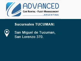 alquiler de autos sucursal tucuman advanced argentina